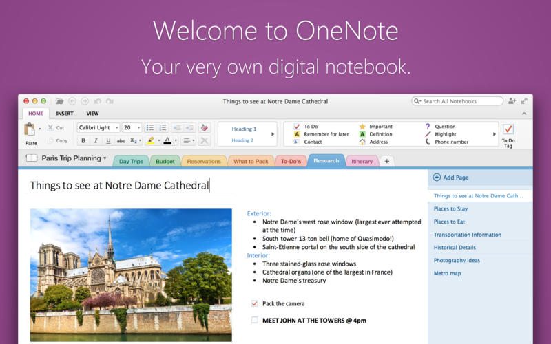 Best way to use onenote